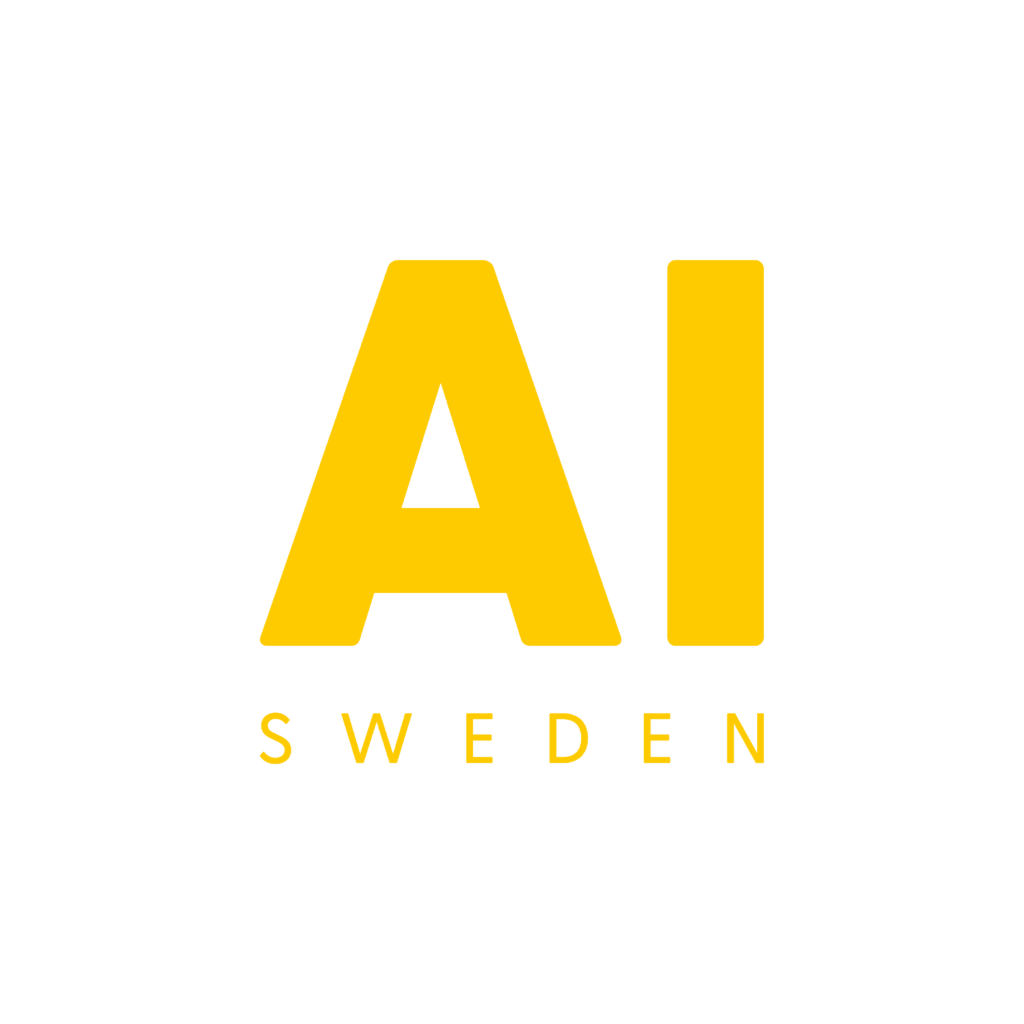 AI Sweden logo yellow